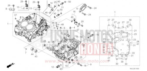 CARTER MOTEUR CRF1100D4N de 2022